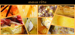 lien recette ananas rôtis